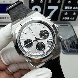 Luxury Design VC5500 Four Face Calendar Display Waterproof Sports Adult Men's Flyback Chronograph Rubber <b>Mechanical</b> <b>Watch</b> - Product Image 1