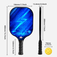 Panelsound Raquette à pagaie en fibre de verre personnalisée Raquette en nid d'abeille PP Usapa Pickleballs Convient aux débutants