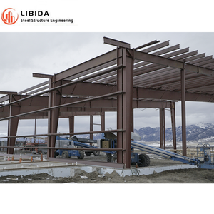 Bâtiment préfabriqué en acier moderne pour salle et atelier, taille et couleur personnalisables, certifié CE - Product Image 1
