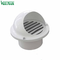 Capot de ventilation en aluminium en forme de champignon pour applications hospitalières, solution de conception graphique