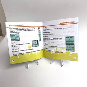 Top Quality Blue Gold Red Silver Yellow Crystal New Design Holographic Metallic Foil Finish <b>Game</b> Manual Box for Gbc - Product Image 6