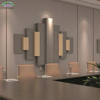 Module d'absorption acoustique basse fréquence, combinaison pour hôtels et appartements, conception de modèle 3D, capacités de solutions graphiques, écologique 0.4
