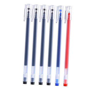 Black Blue Red Ink Quick Drying Extra Fine Point Gel Pen 0.5mm for Writing School Office Home - Product Image 2