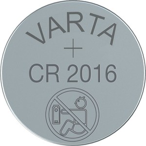 Batería de botón de litio Varta CR2016 de 3V para dispositivos electrónicos - Product Image 1