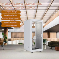 Petite cabine préfabriquée modulaire petite maison préfabriquée salle de réunion pour les pods de bureau de travail