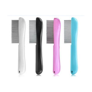 مشط تدليك شعر الحيوانات الأليفة من السيليكون الاحترافي ناعم وفعال في طرد البراغيث - Product Image 1