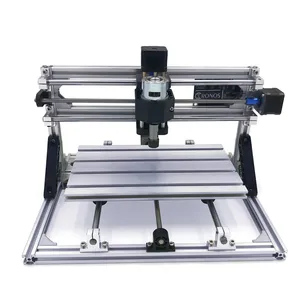 Mini máquina de gravação, torno de madeira roteador pcb máquina de gravura cnc 3018 pro cnc máquina de corte a laser