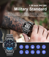 Reloj Inteligente LIGE BW1846 de Acero Inoxidable Negro para Hombre, Batería de Larga Duración, Smartwatch con Respuesta de Llamadas, Rastreador de Actividad Física y Deportiva, Compatible con Android e iOS
