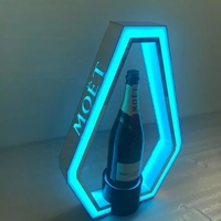 Présentoir Lumineux LED Géométrique Moderne Richshining pour Bouteilles – Support VIP pour Service de Bouteilles de Champagne pour Boîtes de Nuit et Bars