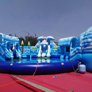 Toboggan <span class=keywords><strong>aquatique</strong></span> gonflable personnalisé en PVC pour piscine, certifié CE, garantie 5 ans, utilisation extérieure - Product Image 5