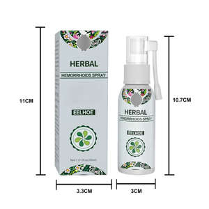 Spray Corporal Herbal <span class=keywords><strong>Natural</strong></span> para la Hinchazón Anal Interna/Externa y <span class=keywords><strong>Hemorroides</strong></span> 30ml Yeso Chino - Product Image 2