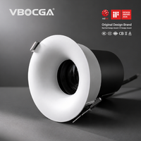 Plafonnier encastré LED anti-éblouissement Ra>97, spot rond 9W 12W, qualité professionnelle, compatible Dialux