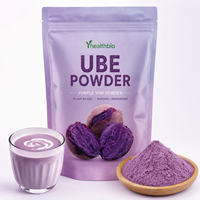 Poudre d'Ube Naturelle, Poudre de Racine d'Igname Violette, Extrait Pur d'Ube en Poudre, Matière Première de Qualité Alimentaire pour la Fabrication de Produits de Boulangerie, Boissons et Desserts