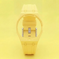Reloj de Alta Calidad para Jóvenes, Diseño Real, Color Blanco, Caja de Biocerámica Azul, Esfera Multicolor Azul Oscuro, Estilo Casual