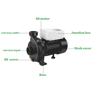 Pompe solaire en fonte du fabricant pour l'irrigation agricole, grande capacité, pompes à eau immergées et de surface pour puits profonds - Product Image 3