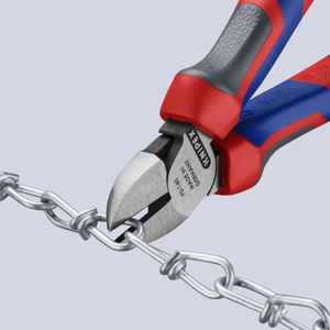 KNIPEX 70 02 160 SB Alicates de corte lateral con mangos ergonómicos, atramentizados en negro, 160 mm - Product Image 4