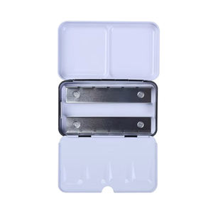 Bview Art Groothandel Lege Aquarel Tins Palet Verf Case Metal Box Voor 12 Half Pan - Product Image 1