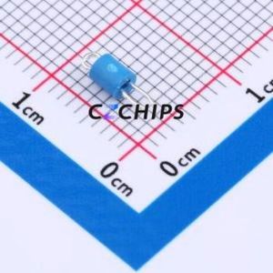 5117 Test Point / Test Loop Connector Pin Type (Through Board) Blue 2.5mm - Product Image 1