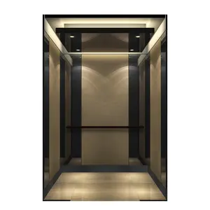 Sigma VVVF sollevatore ascensore per passeggeri con Design Standard in acciaio inossidabile 304