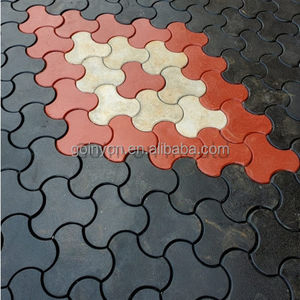 Moule à briques en plastique PP emboîtable GOIN avec des motifs personnalisés pour les <span class=keywords><strong>pavés</strong></span> de jardin, bricolage, <span class=keywords><strong>pavés</strong></span> de route - Product Image 2