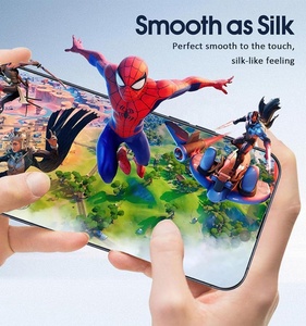 ฟิล์มกระจกนิรภัย Gamer Smooth AG Matte ป้องกันรอยนิ้วมือ ป้องกันแสงสะท้อน สำหรับ <span class=keywords><strong>iPhone</strong></span> 17 16 15 14 13 12 <span class=keywords><strong>11</strong></span> Pro Max - Product Image 4