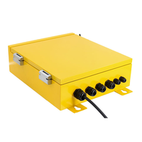 Contrôleur d'alarme à contact sec pour feux d'avertissement LED d'obstruction aérienne avec faisceau à 360 degrés en acier inoxydable IP65