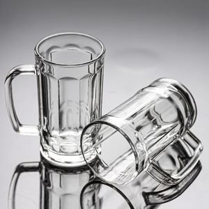 Vasos de Cerveza de 400 ml, Hechos a Mano, con Logotipo Personalizado al por Mayor, para Beber Agua, Cerveza, para Bares, Restaurantes y KTV - Product Image 2