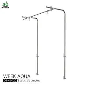 WEEKAQUA DJ-H-H120 profesyonel paslanmaz çelik akvaryum lamba askı 4ft akvaryum tankı balık tankı aydınlatma braketi