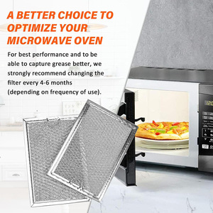Filtre à graisse de remplacement en aluminium 7,6 pouces x 5 pouces pour four à micro-ondes WB06X10309 WB06X10359 - Product Image 4