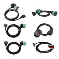 Kabel Bulk J1939 9 Pin Deutsch ke OBD2 untuk Diagnostik Truk PT40 ELD OEM ODM IATF 16949 CE