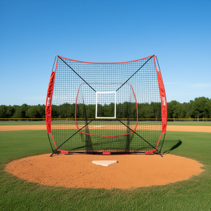 Red de Práctica de Béisbol Portátil Vevor de 7x7 Pies, Malla Roja para Bateo, Lanzamiento y Entrenamiento - Product Image 2