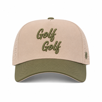 Gorra de Golf con Logotipo Personalizado, Gorra Trucker Transpirable con Corte Láser, Gorra de Béisbol Bordada, Ajustable con Cierre a Presión, Fabricante OEM