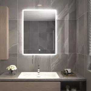 HIXEN 18-1 New model bathroom mirror LED luminous vanity mirror with anti-fog bluetooth