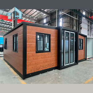 Vente directe : Maison conteneur préfabriquée, extensible et portable, 40 pieds, 20 pieds, style moderne, norme locale, 2, 3, 4, 5 chambres, maison mobile - Product Image 1