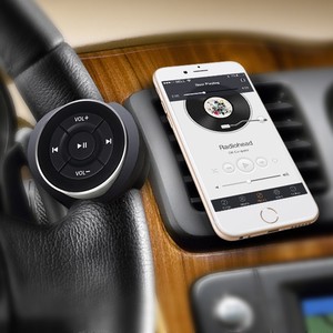 Mini telecomando Bluetooth con doppia connessione Bluetooth, controllo volume e funzione vivavoce per auto e sport - Product Image 5