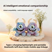 Juguete de Peluche Inteligente con IA, Compañero Emocional, Muñeco de Anciano, Robot de Diálogo en Miniatura de 4 Pulgadas, Mascota Electrónica para Personas Mayores, Compatible con OEM y ODM