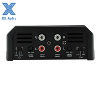 Mini amplificateur de classe D 100W * 4CH avec croisements et égaliseurs Style brésilien moulé sous pression pour système audio de voiture XDL-100.4DA 9V-15V