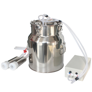 Máquina de Ordeño Pulsante Recargable de Acero Inoxidable de Alta Productividad para Vacas y Ovejas, Herramienta Agrícola Usada, Pequeña y de Alta Productividad para el Hogar - Product Image 6