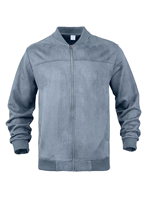 Veste décontractée zippée pour homme, style universitaire en toile, coupe ajustée, col montant, tendance automne, best-seller transfrontalier Europe-Amérique