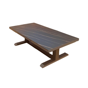 Hiện Đại Bền Chalen Mở rộng Có Thể Điều Chỉnh Chiều Cao Nhôm Ngoài Trời Bàn Ăn Cho Sân Và Biệt Thự Sử Dụng - Product Image 3