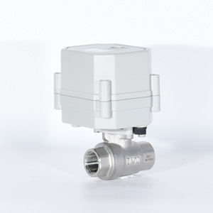 <b>Miniature</b> Proportional Control Electric Valve Dn10 Stainless Steel Straight Through Internal Thread Constant Pressure Two Way - Product Image 1