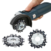 Houtsnijden Slijpschijf voor hoekbewerking Kettingplaat Slijpen 16 mm 2,5 inch Heavy Duty 2-in-1