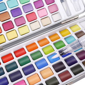 Juego de pintura de acuarela profesional, pinturas de acuarela para niños, pinturas de acuarela famosas, pintura para niños - Product Image 4