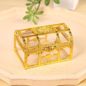 Boîte à <span class=keywords><strong>dragées</strong></span> en plastique, boîte à bonbons, boîte à sucre dorée argentée, boîte à amandes, boîte cadeau <span class=keywords><strong>pour</strong></span> fête, <span class=keywords><strong>mariage</strong></span>, baptême, anniversaire - Product Image 4