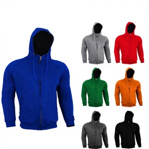 Single Layer Cotton Fleece Breathable 360g Unisex Full Sleeve Motorcycle Hoodie Windproof Protective Riders' Gear Street Bikers - Product Image 1