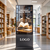 Kiosque numérique tactile sur pied de 43 pouces, écran LCD Android pour affichage publicitaire en intérieur, pour les centres commerciaux