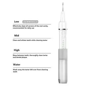 2024 Newly designed dental plaque teeth cleaner with camera dental cleaner 80ml water flosser