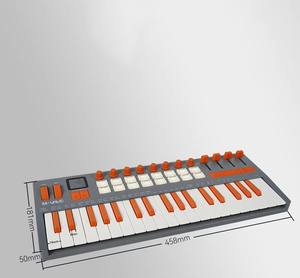 Nouveau clavier MIDI couleur 37 touches, contrôleur MIDI avec synthétiseur à gravité et source <span class=keywords><strong>audio</strong></span> intégrée - Product Image 2