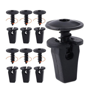 Vis d'aile en métal en acier inoxydable vis autotaraudeuses avec noirci pour sièges de voiture, couvercles de moteur plaques de base clips de fixation - Product Image 1