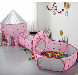 Tente <span class=keywords><strong>Pop</strong></span>-<span class=keywords><strong>Up</strong></span> pour enfants, 3 pièces, tente et <span class=keywords><strong>Tunnel</strong></span> rampant, ensemble de tente pour l'intérieur et l'extérieur - Product Image 3